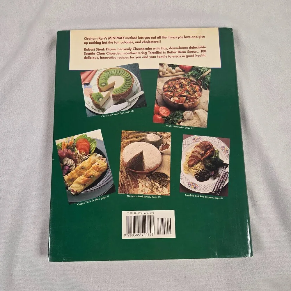 2 Cookbooks - 1. Graham Kerr's Smart Cooking, 2. The Frugal Gourmet